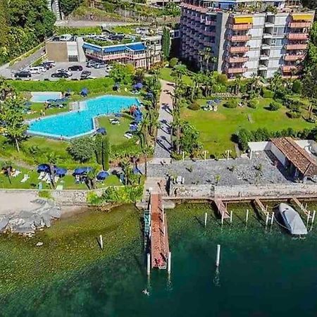 Appartamento Con Piscina E Sauna Bissone Kültér fotó